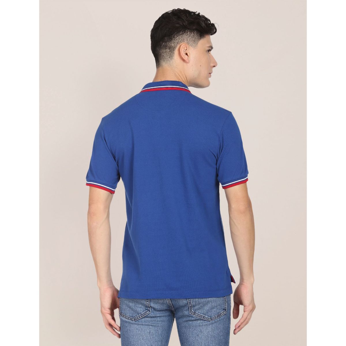 Buy U.S. POLO ASSN. Tipped Zipper Polo Shirt Online
