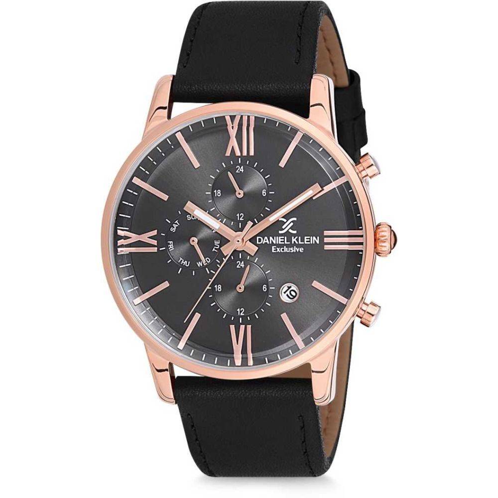 Daniel Klein Exclusive Men Gun Metal Watch