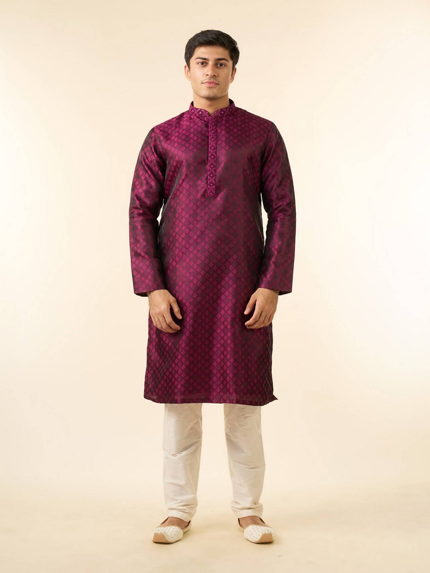 Man Rani Syj Buy Diwas by Manyavar Men Rani Pink Royal Splendour Kurta with Pyjama ...
