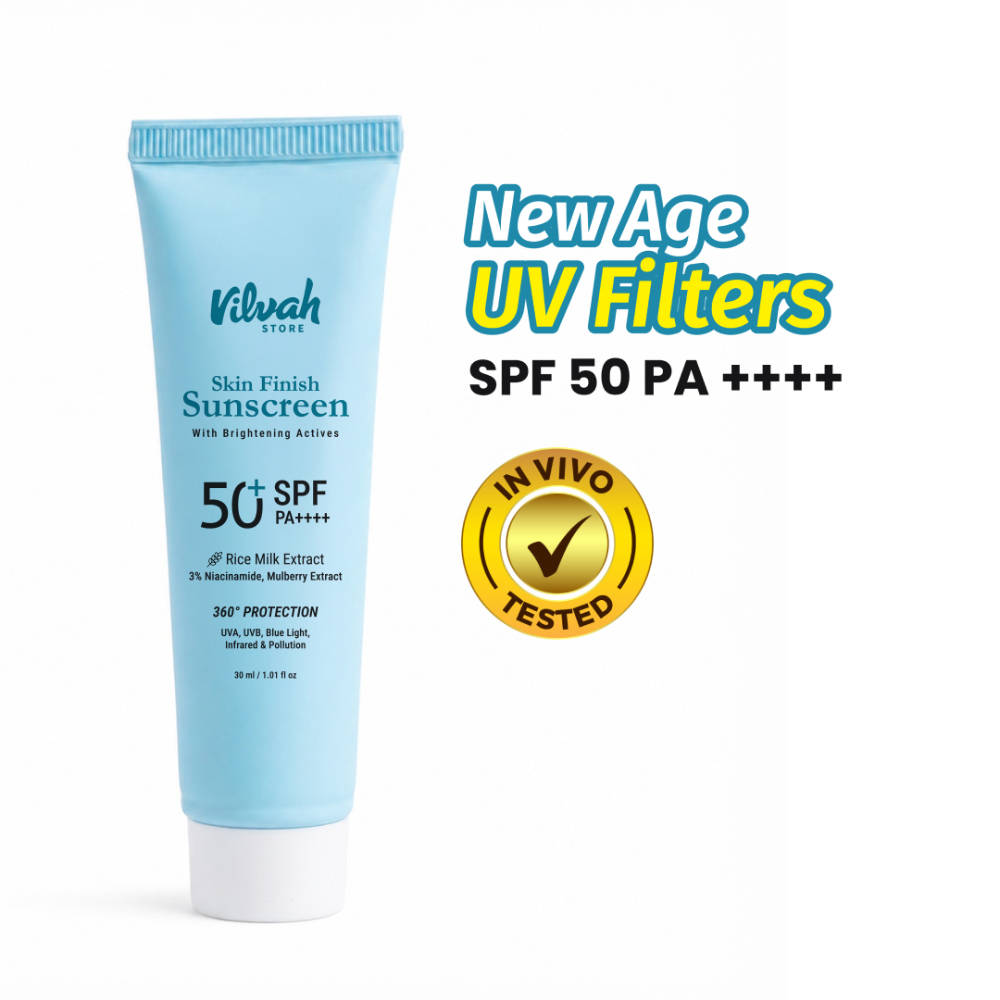 VILVAH Store Skin Finish Sunscreen SPF 50+ PA++++