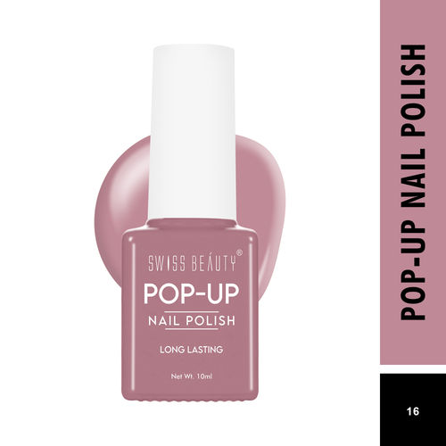 Swiss Beauty Pop UP Nail Polish - Shade-16: Buy Swiss Beauty Pop UP Nail  Polish - Shade-16 Online at Best Price in India | Nykaa