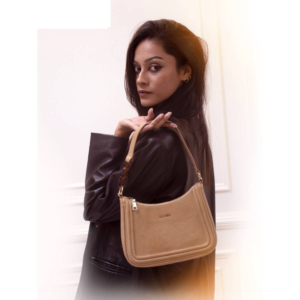 Sassora Premium Leather Women Hobo Bag