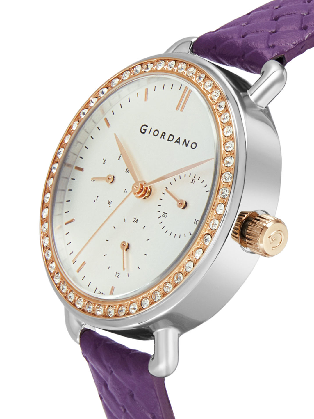 Giordano Analog White Dial Womens Watch 2938 04 Buy Giordano Analog