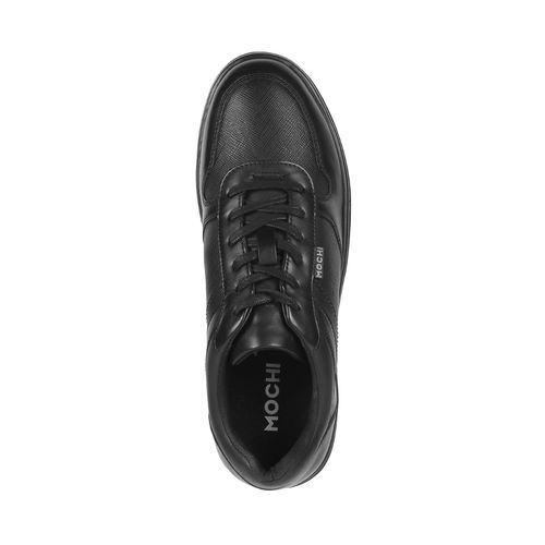 Buy Mochi Mens Black Sneakers Mochi Mens Black Synthetic Solid