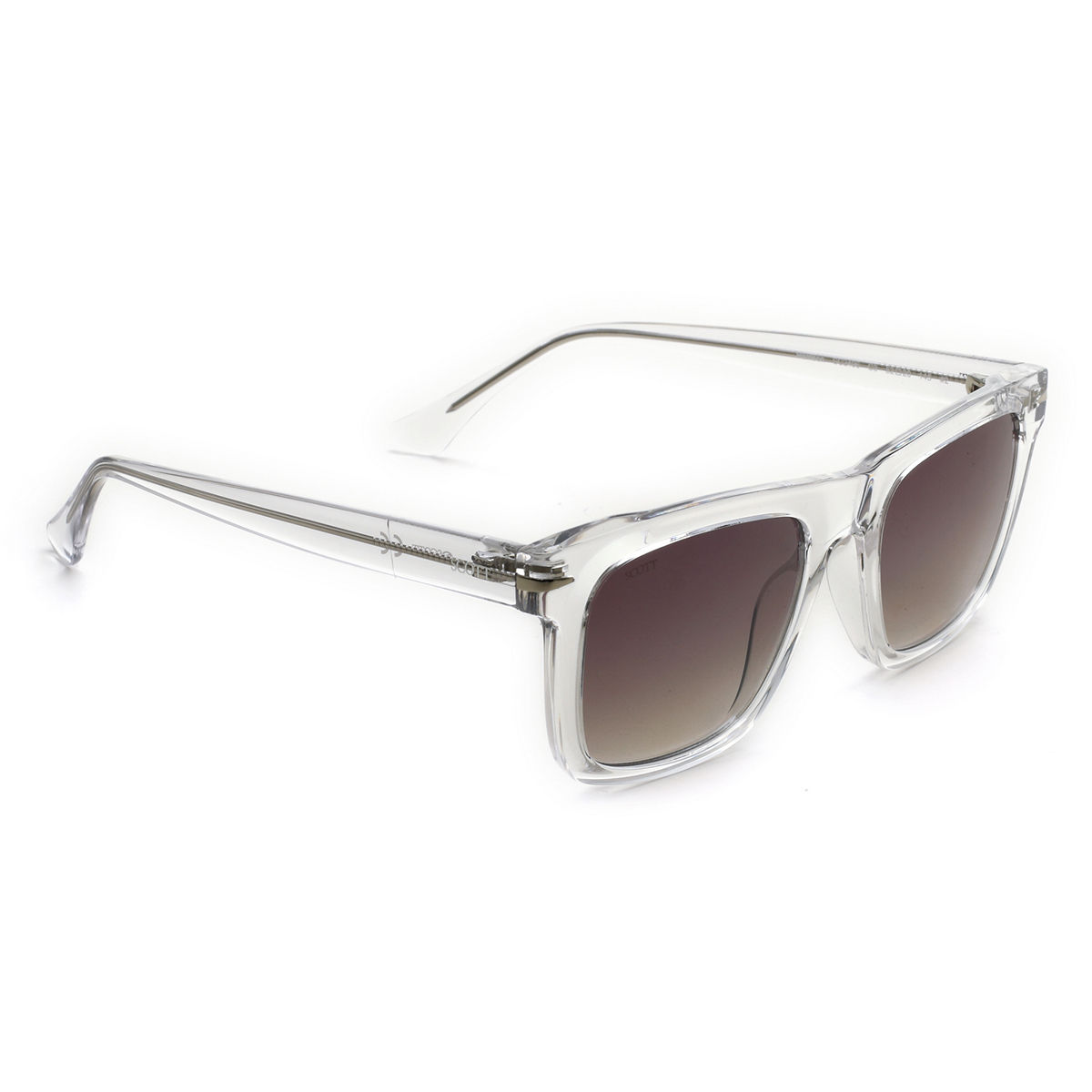 Retro Round Eyewear Summer Sunglasses Sanches Crystal Frame Dark Grey  Polarized Lens – Sanches Eyewear