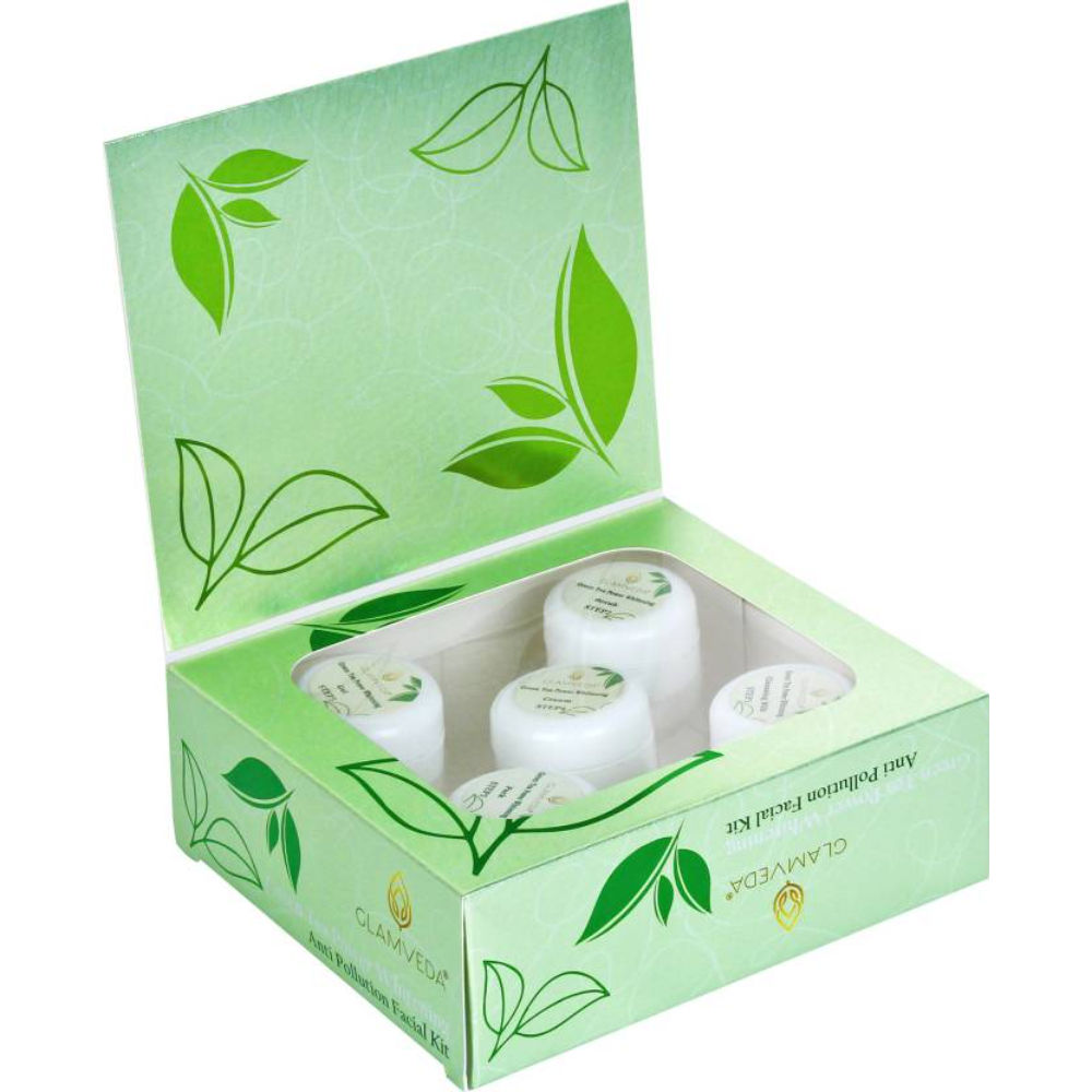 Glamveda Green Tea Power Whitening Facial Kit