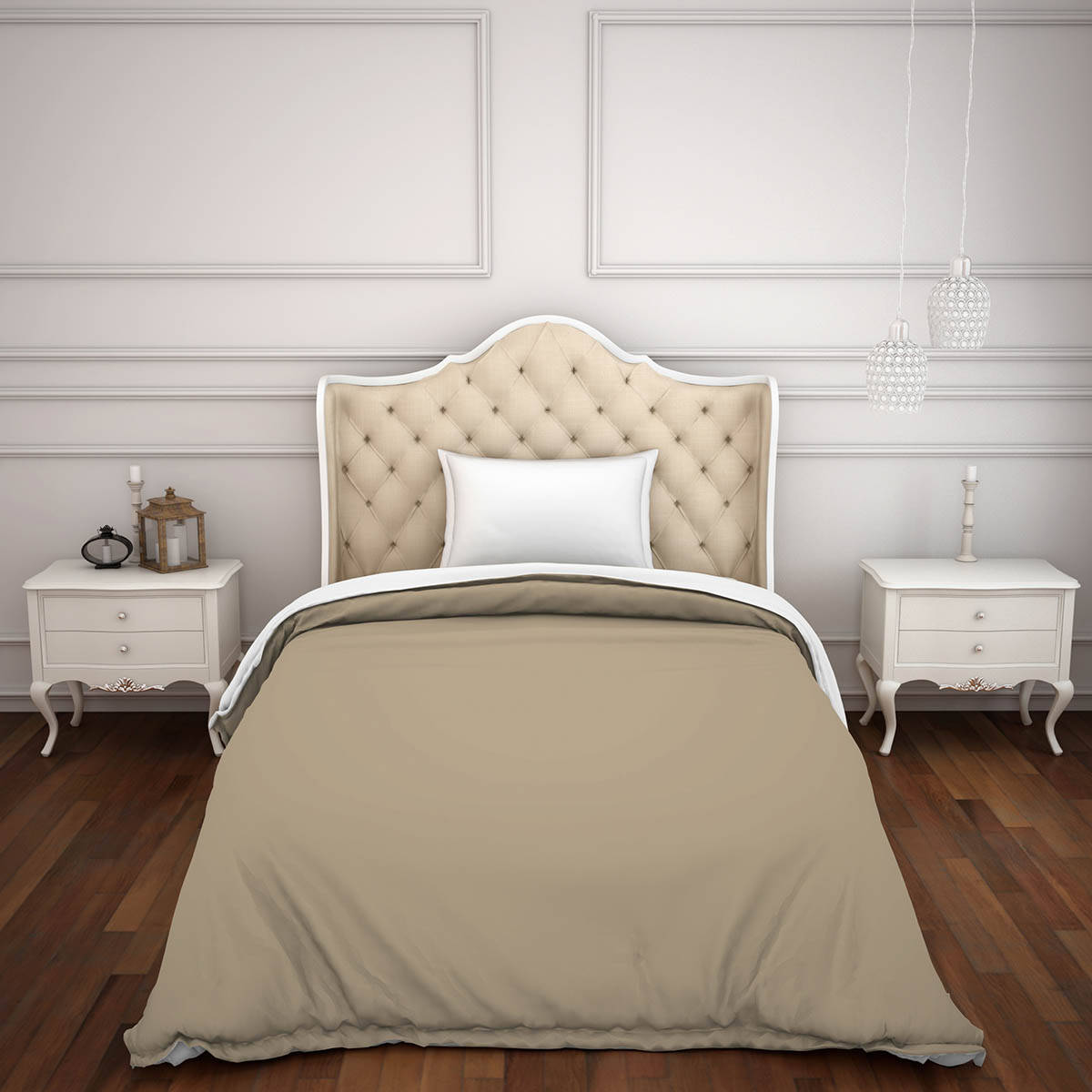 SPACES Hygro Cotton Brown Single Duvet Cover