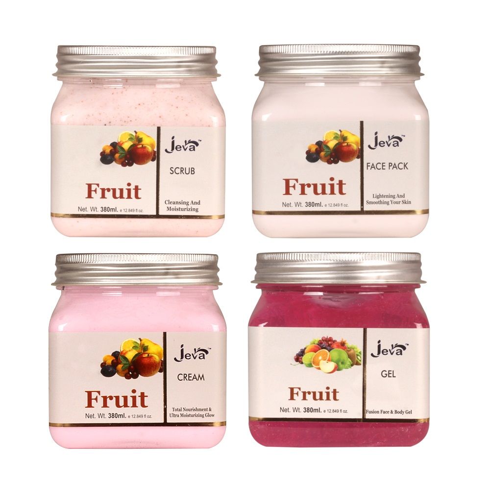 Buy Jeva Fruit Eco Facial Kit - Pack of 4 Online