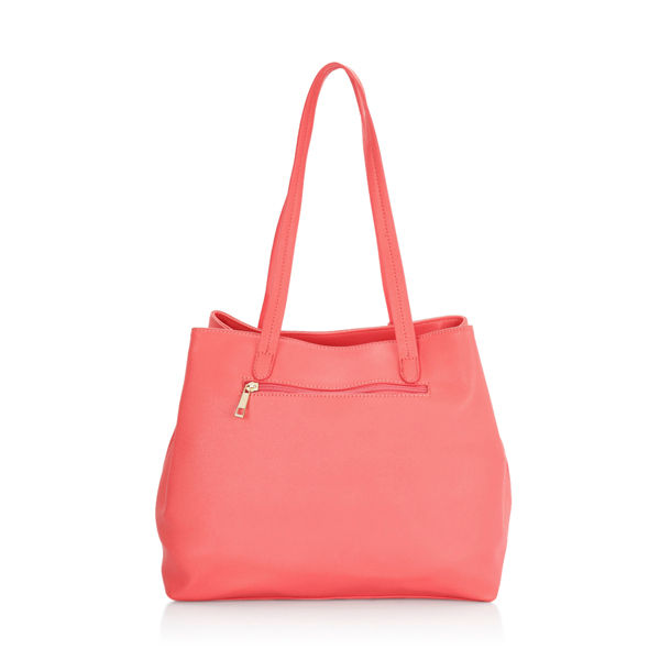 coral tote