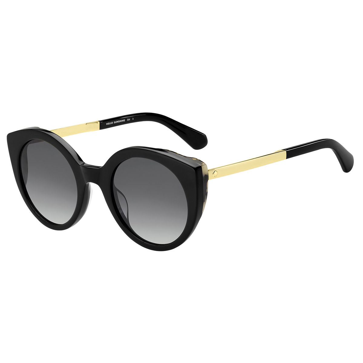 Buy Kate Spade Dark Grey Shaded Plastic UV Protection Full Rim Round