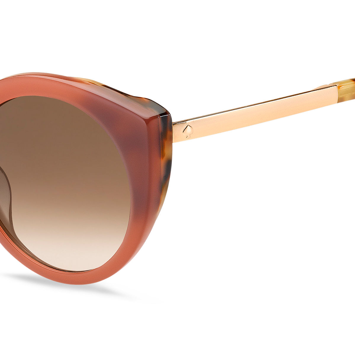 Buy Kate Spade Brown Plastic UV Protection Full Rim Round Frames