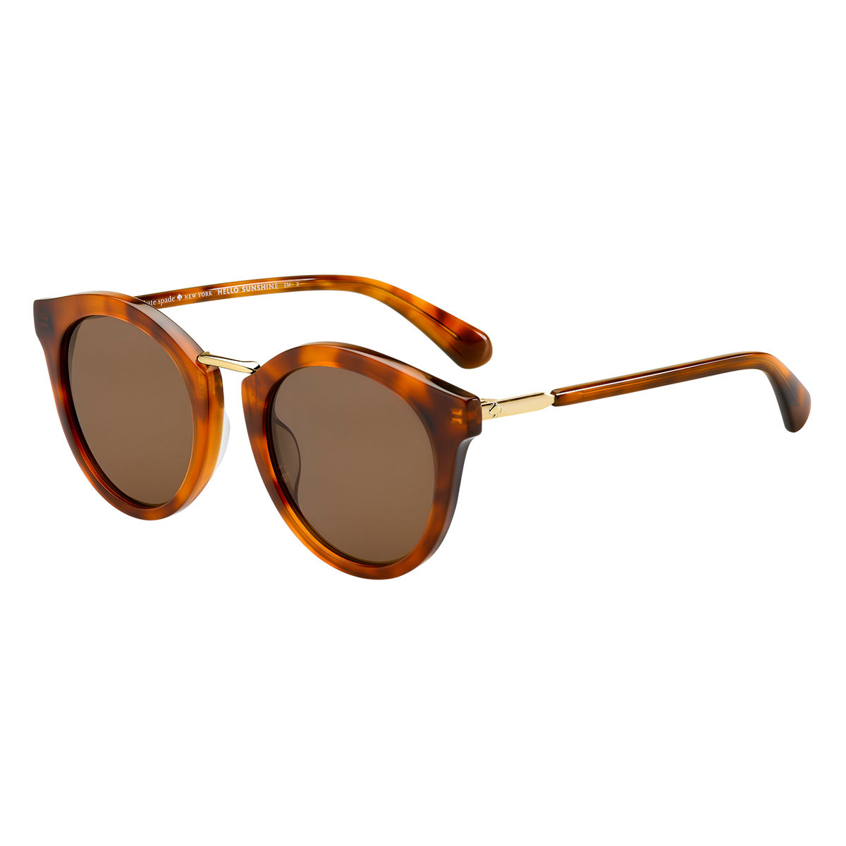 Buy Kate Spade Brown Plastic UV Protection Full Rim Round Frames