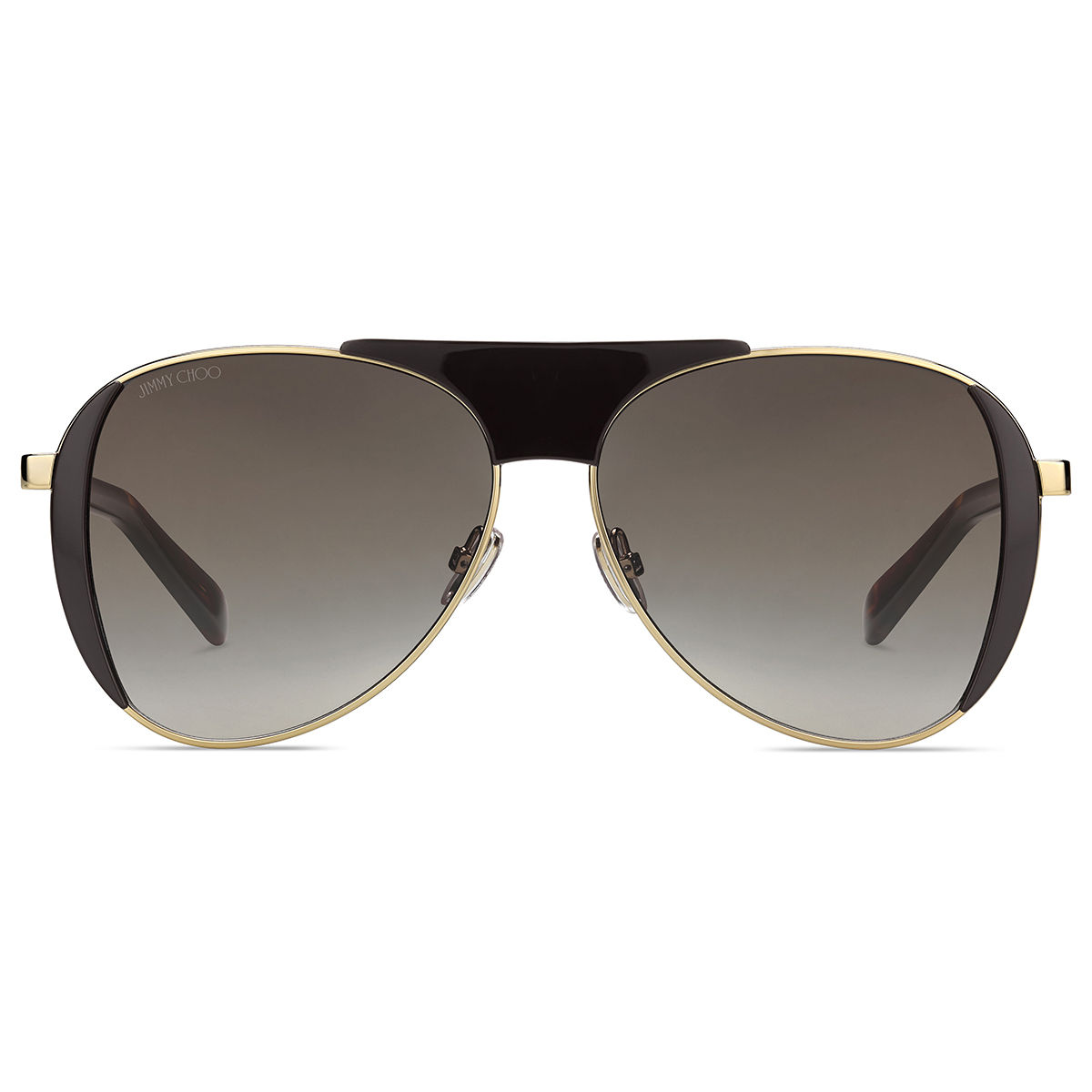 Jimmy Choo Eyewear Gray pilot-frame Sunglasses - Farfetch