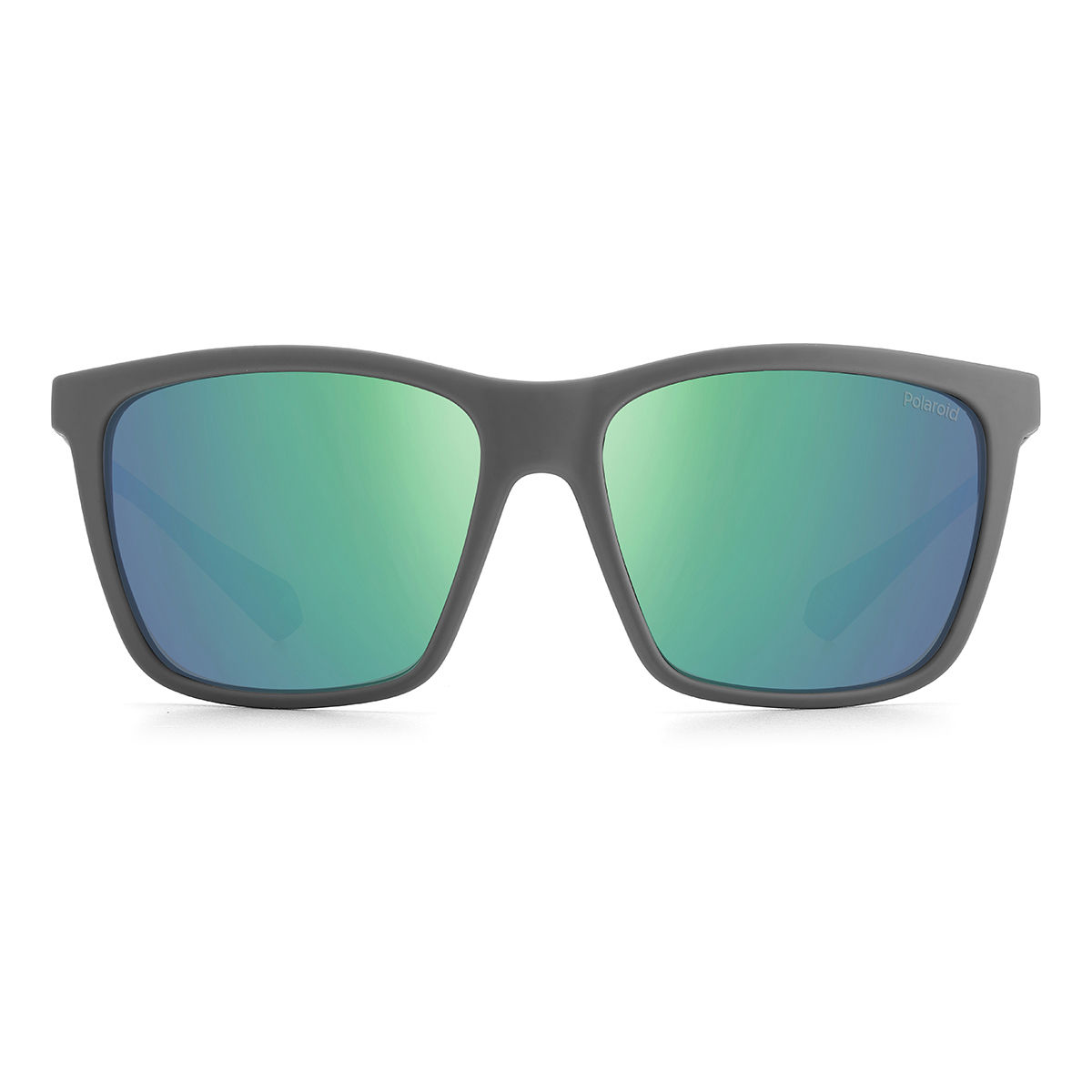 Snowbee Spectre Retro Full Frame Sunglasses - Black & Grey / Blue Mirror