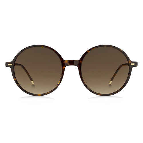 Hugo Boss Brown Shaded Plastic UV Protection Full Rim Round Frames  Sunglasses (55)