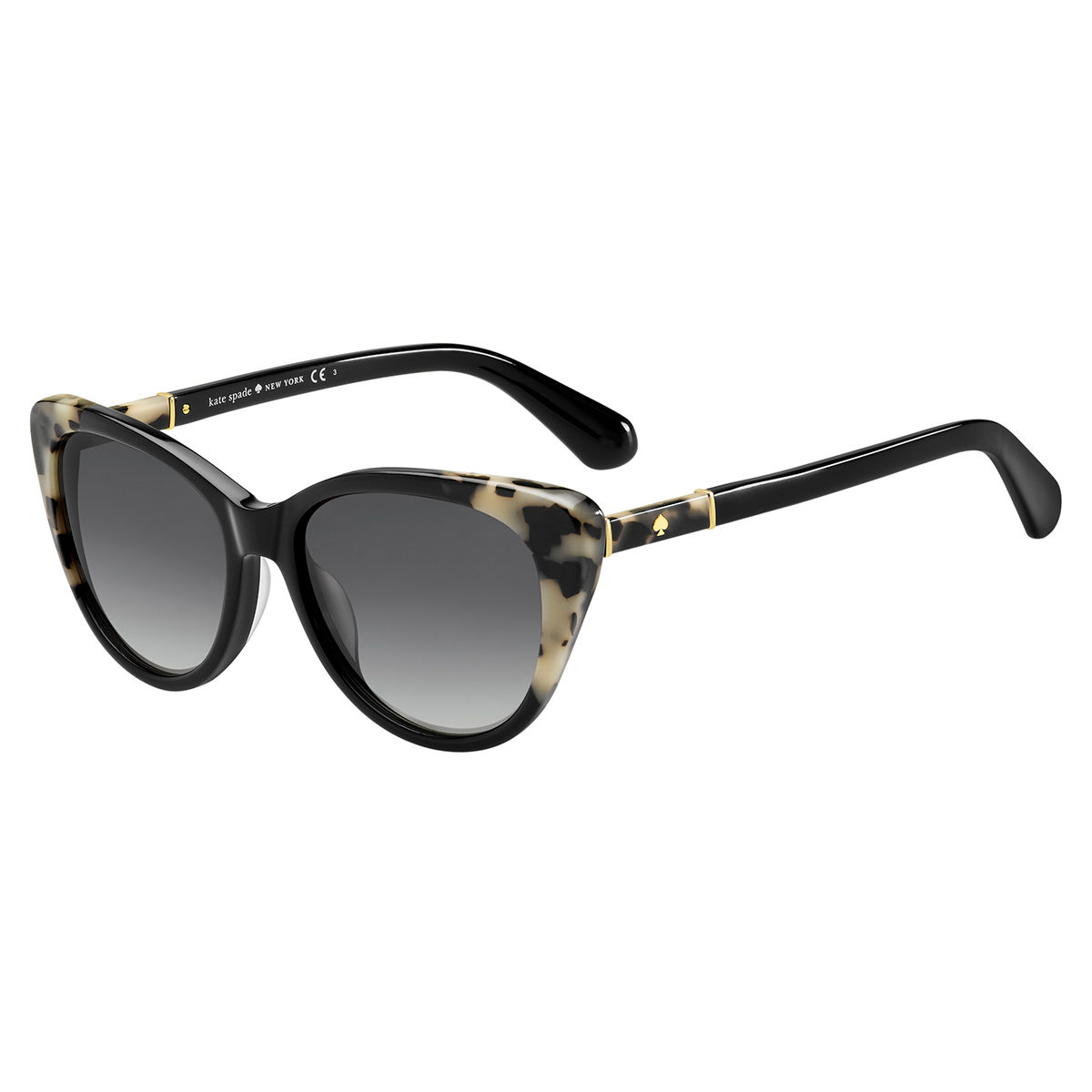 Buy Kate Spade Dark Grey Shaded Plastic UV Protection Full Rim CatEye