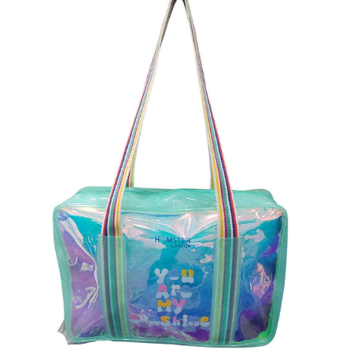 Hamster London Aqua You're Sunshine Handbag (L)