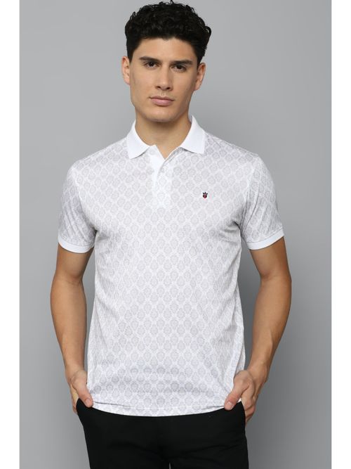 Buy Louis Philippe Men Printed Polo Collar T Shirt - Tshirts for