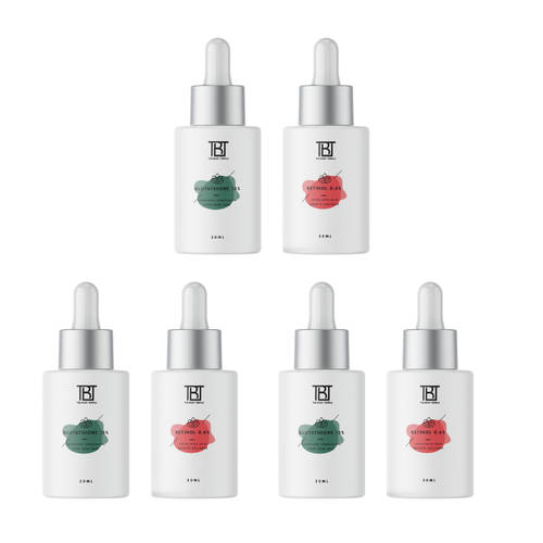 can you use glutathione with retinol The Body Temple 10% & 0.6% (30Ml Each Menge:1 STÜCK The Farm - BACON Z-SHOP