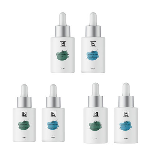 glycolic acid and glutathione together The Body Temple Vitamin C 20% + L-Glutathione 5% & 10% (30Ml Each Allies of Skin Vitamin C