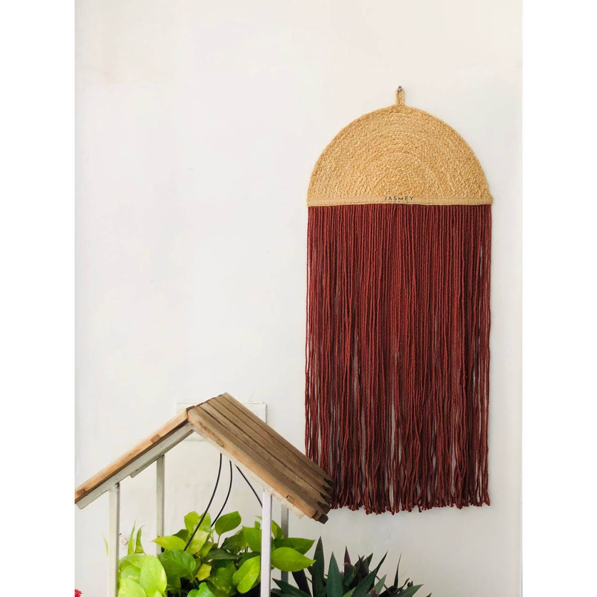 Jasmey Homes Maroon Boho Wall Hanging