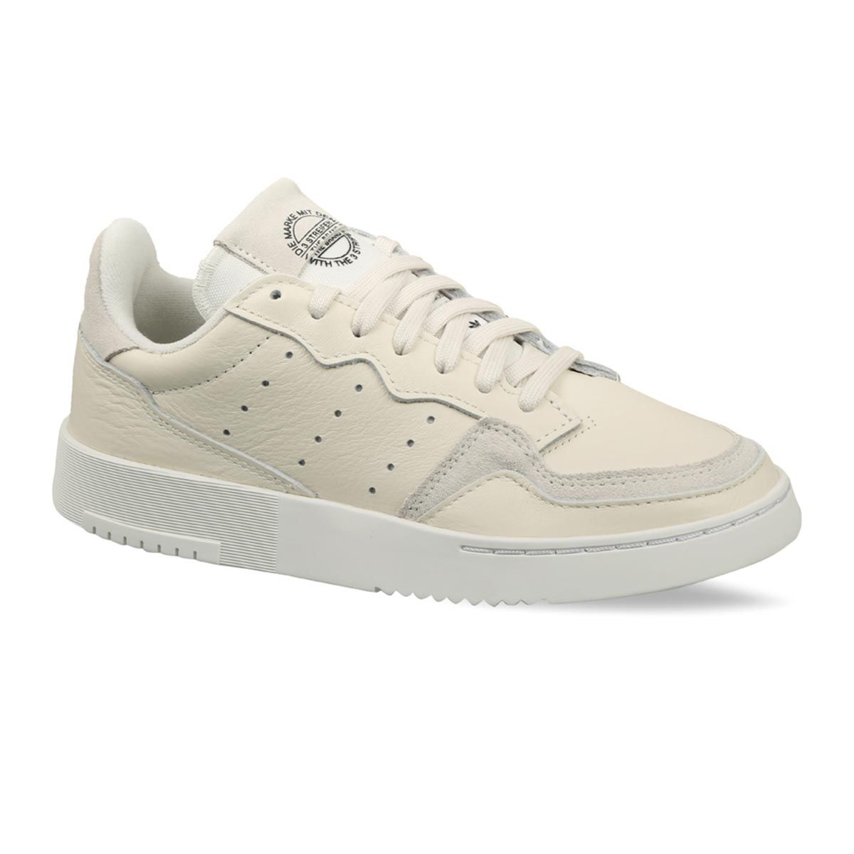 Adidas originals supercourt cheap sneakers in off white