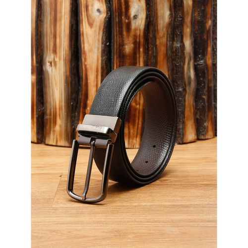 Louis Stitch Men Formal Black Genuine Leather Belt