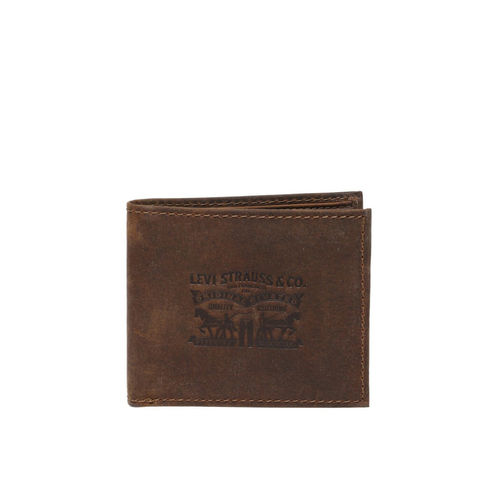 Levi's Men Leather Zipper Brown Wallet: Buy Levi's Men Leather Zipper Brown  Wallet Online at Best Price in India | Nykaa