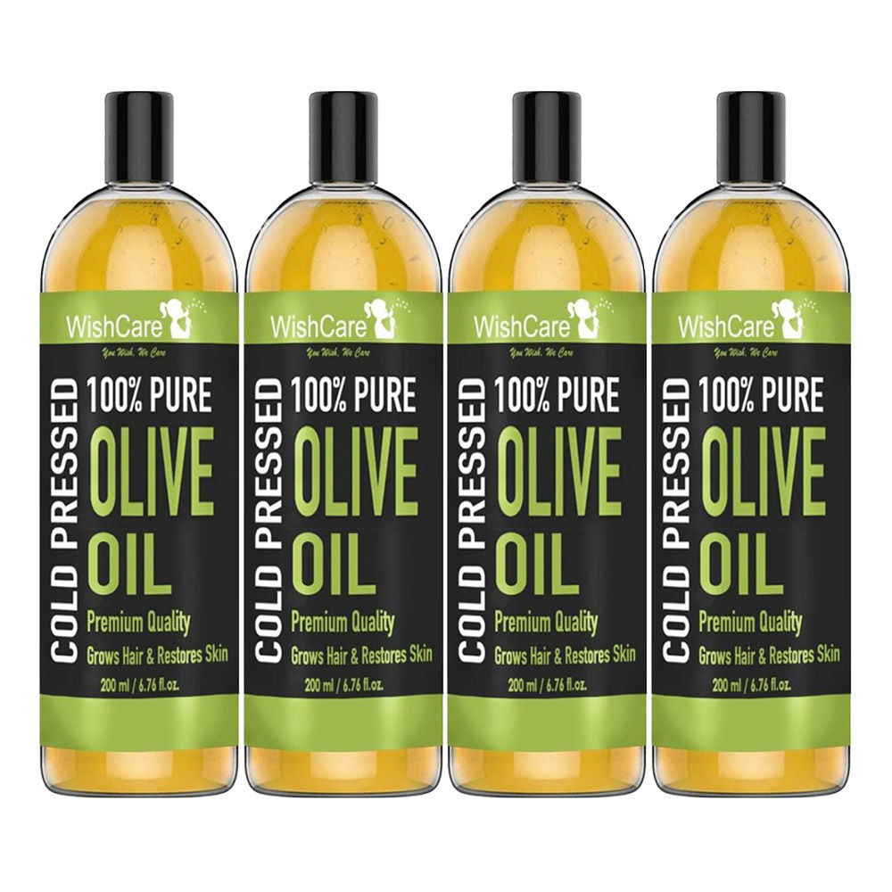 Wishcare 100 Pure Cold Pressed Olive Oil For Healthy Hair & Glowing