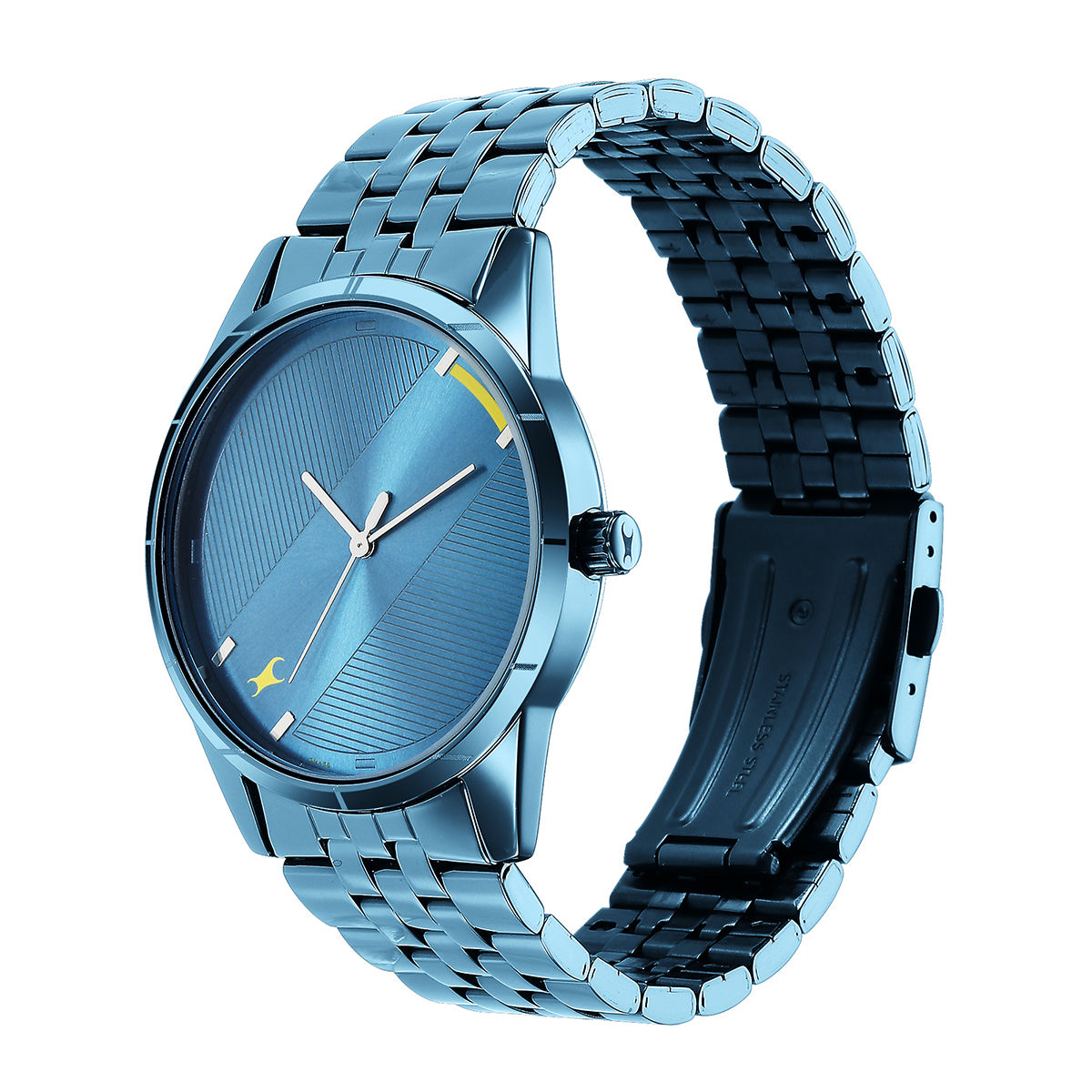 Buy Fastrack Stunners 3.0 3277QM01 Blue Dial Analog Watch for Men Online