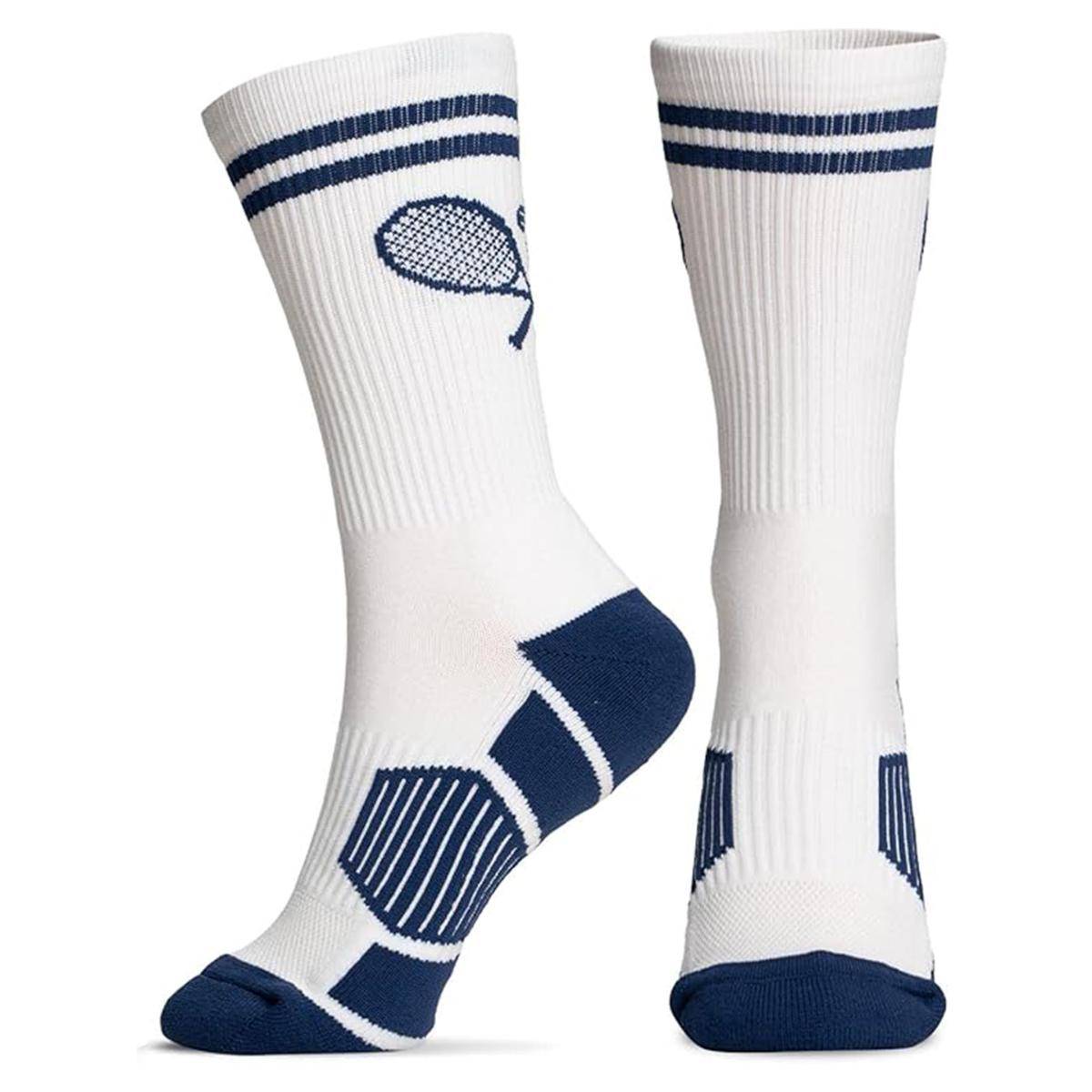 Footprints Unisex Bamboo Compression Boosts Blood Circulation Navy Blue Socks