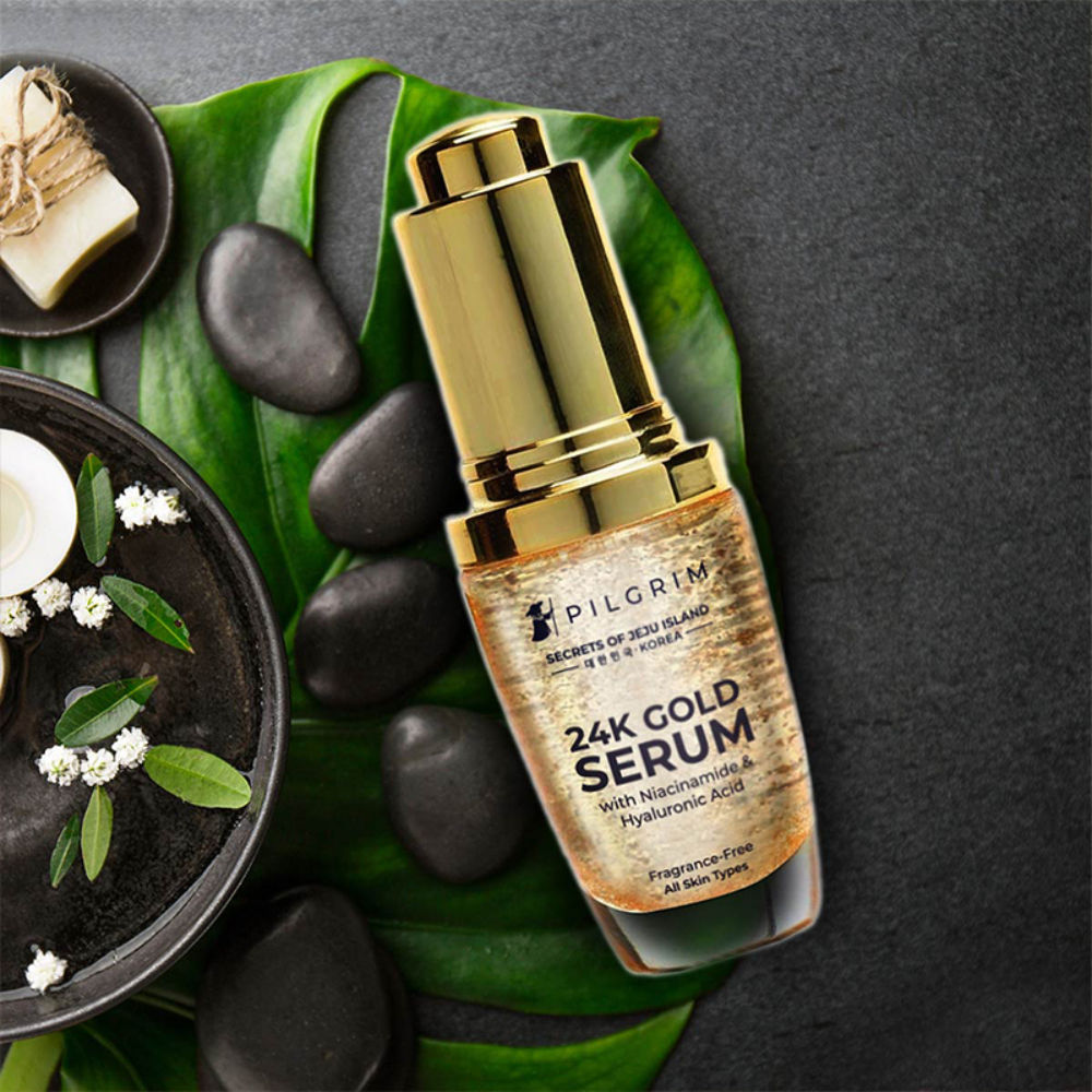 Pilgrim 24K Gold Collagen Boosting Face Serum with Hyaluronic Acid Buy