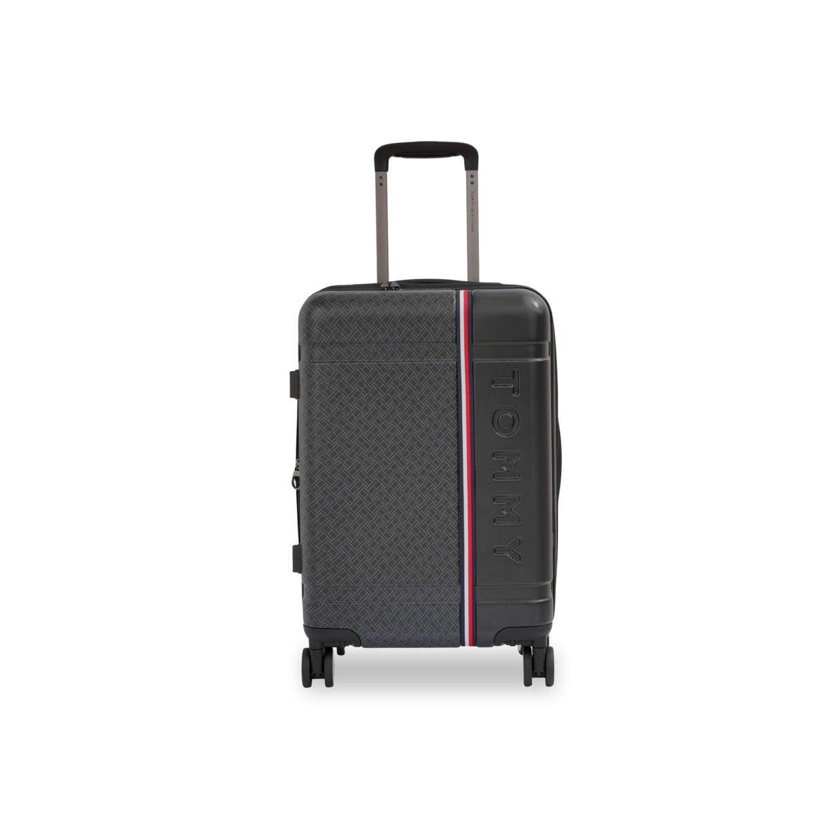 Tommy Hilfiger Millennia Unisex Hard Luggage Black 57.5 cm Trolley Bag (S)