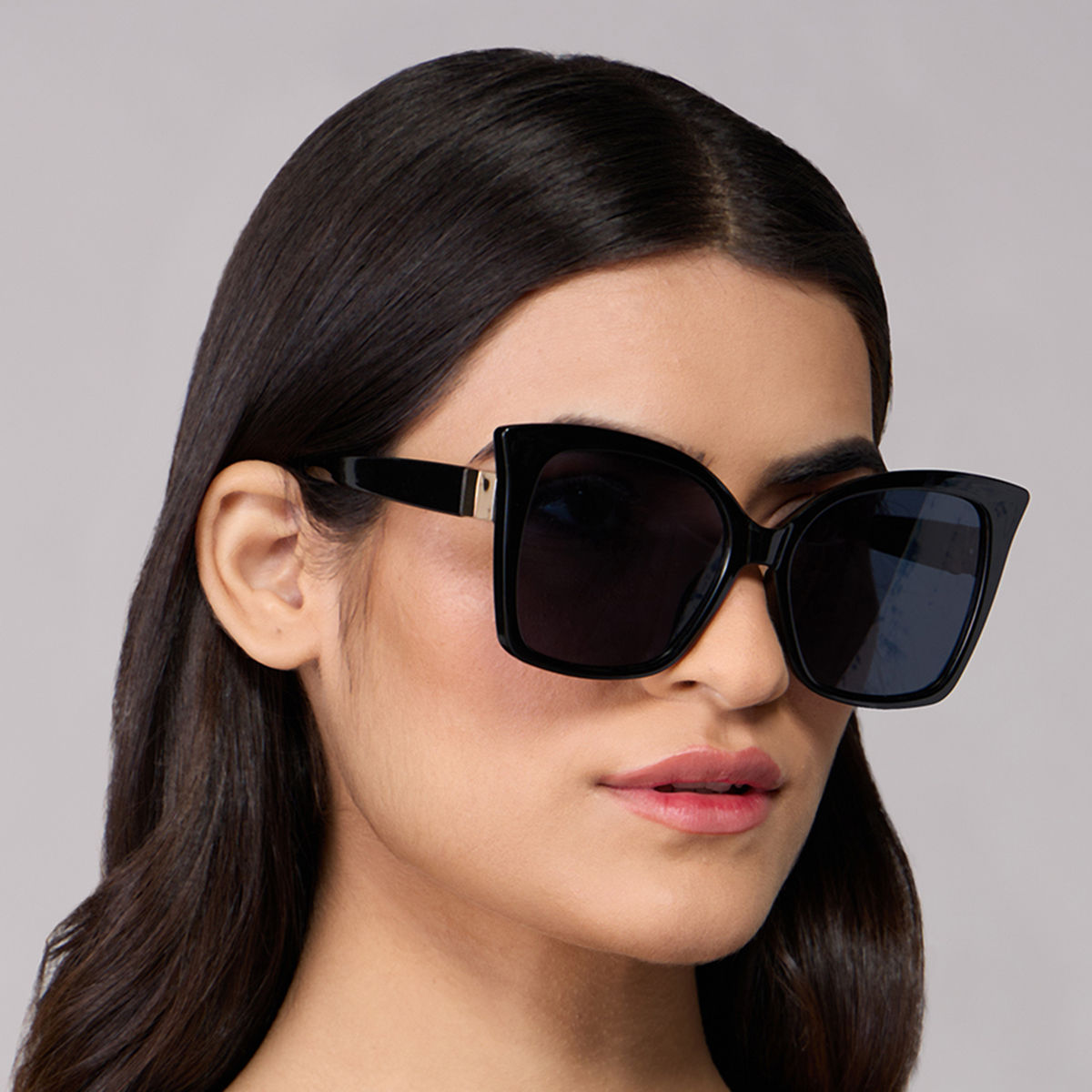 New Square Black Cat Eye Sunglasses Woman – JACKMARC.COM