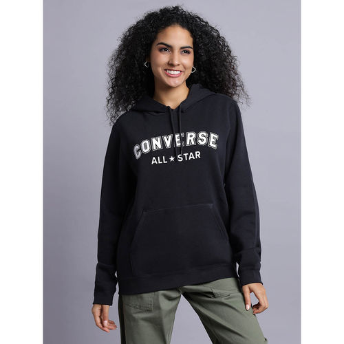 Buy Converse Unisex Go-To Wordmark Standard-Fit Fleece Pullover