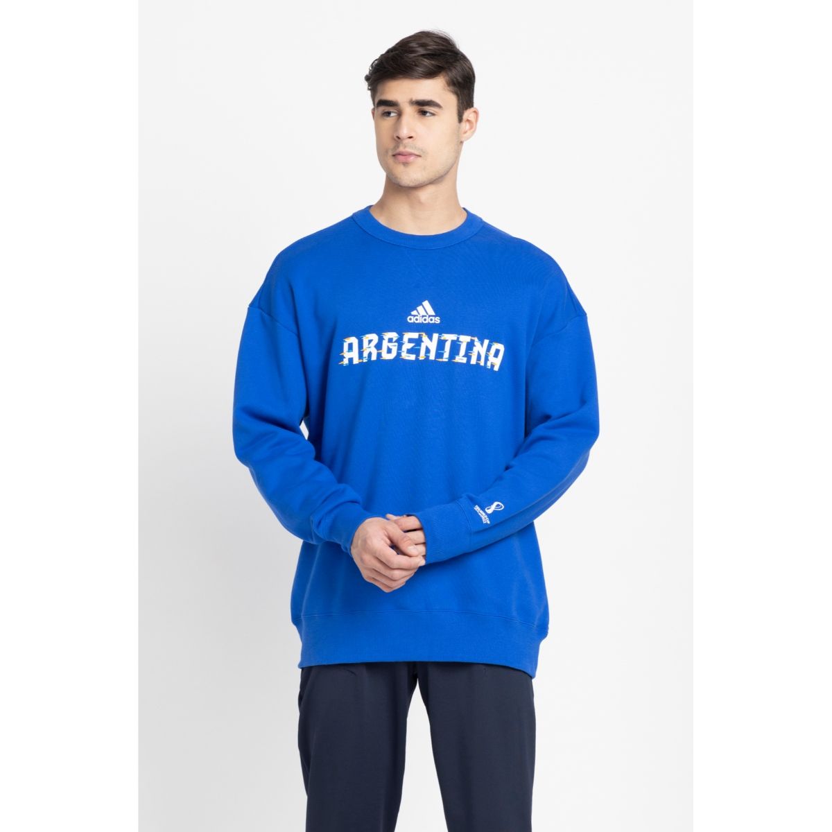 adidas Argentina Crswt Blue Football Sweatshirt XS