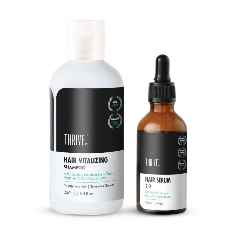 ThriveCo Restorative Hair Growth Kit: Hair Growth Serum & Hair Vitalizing Shampoo