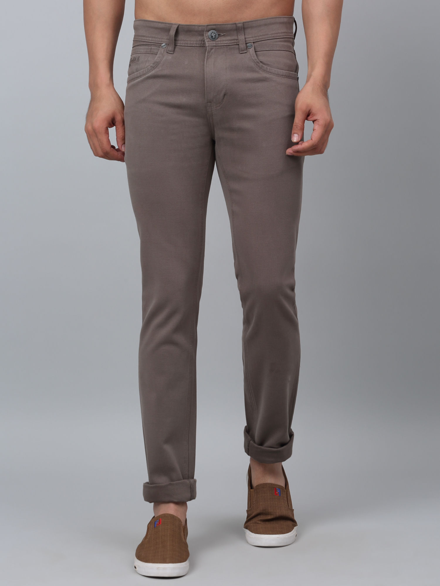 Buy Grey Trousers & Pants for Men by Cantabil Online | Ajio.com