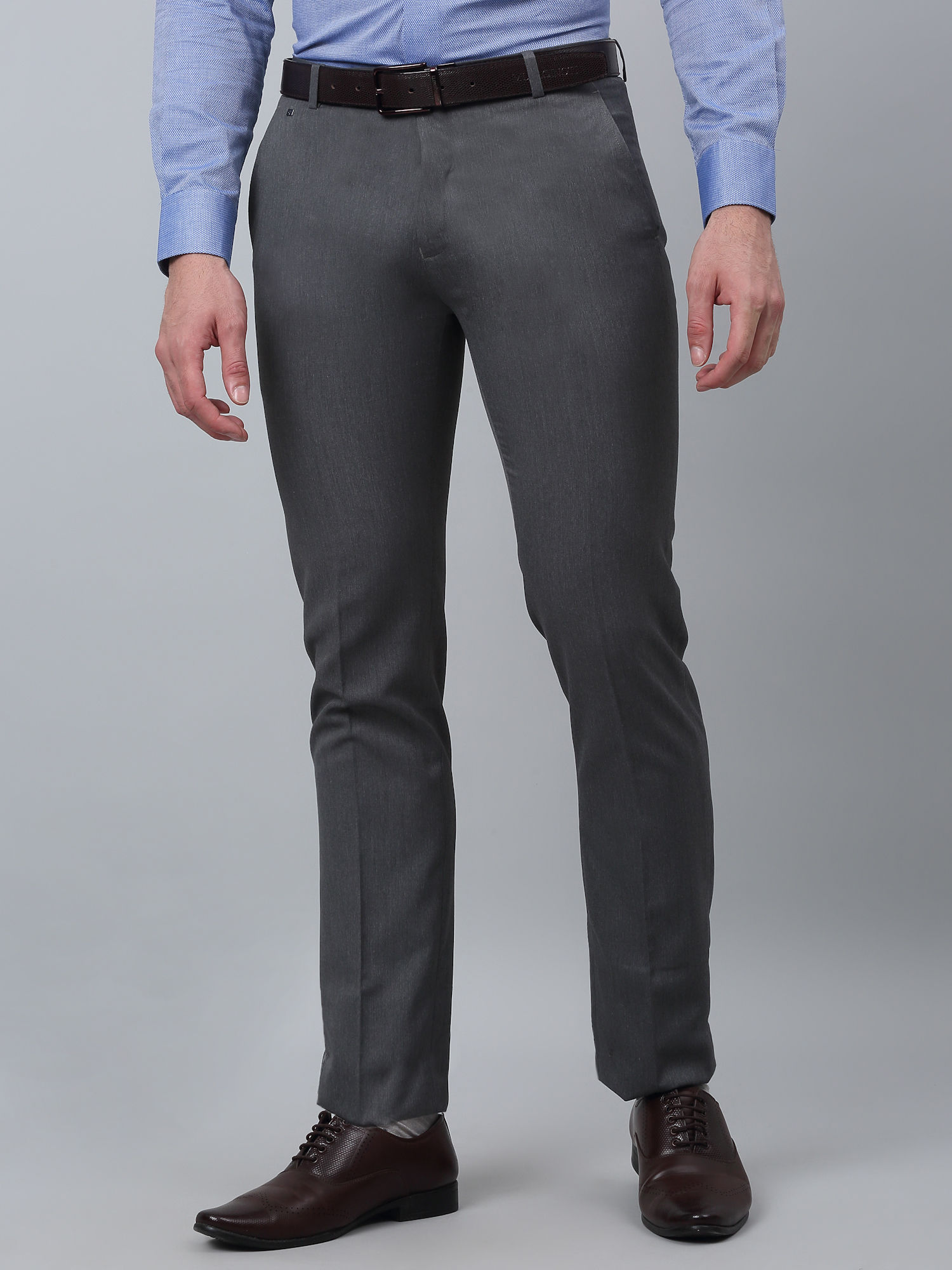 Buy Cantabil Men Navy Trouser online