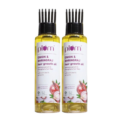 Plum Onion & Bhringraj Hair Growth Oil - Pack Of 2: Buy Plum Onion & Bhringraj  Hair Growth Oil - Pack Of 2 Online at Best Price in India | Nykaa