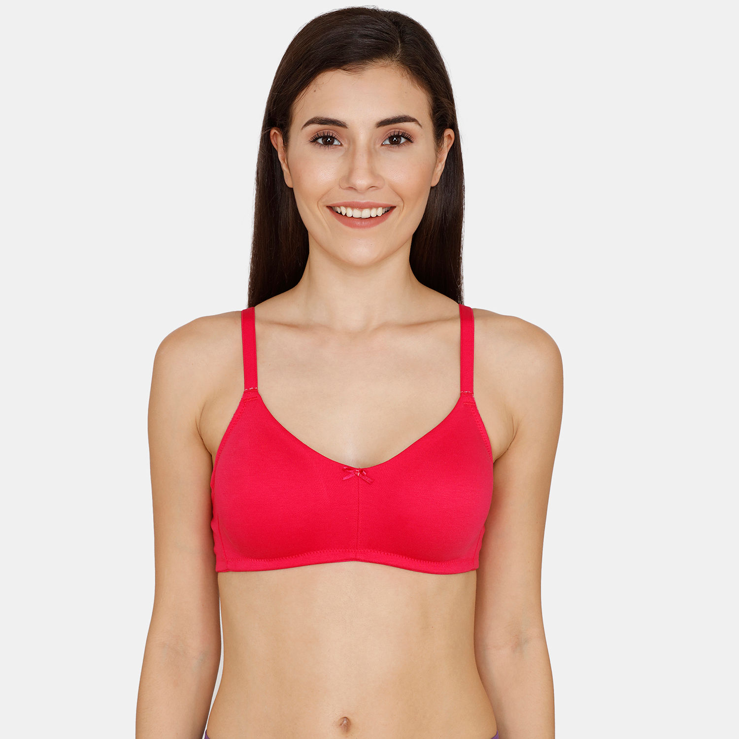 Buy Zivame Double Layered Wired 3/4th Coverage Sag Lift Bra - Red Violet  Online in India at Bewakoof