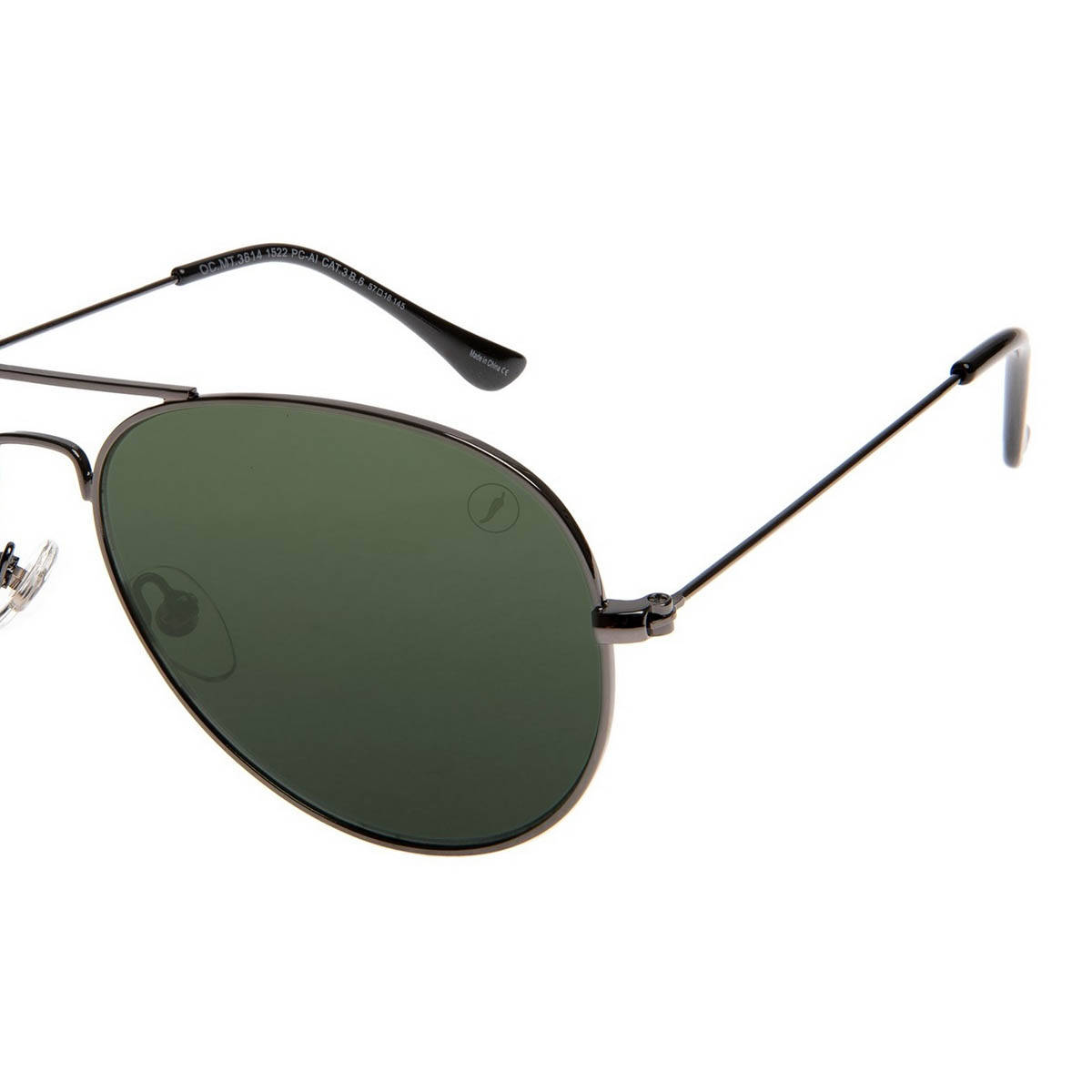 Buy Chilli Beans Unisex Green Lens Aviator Sunglasses