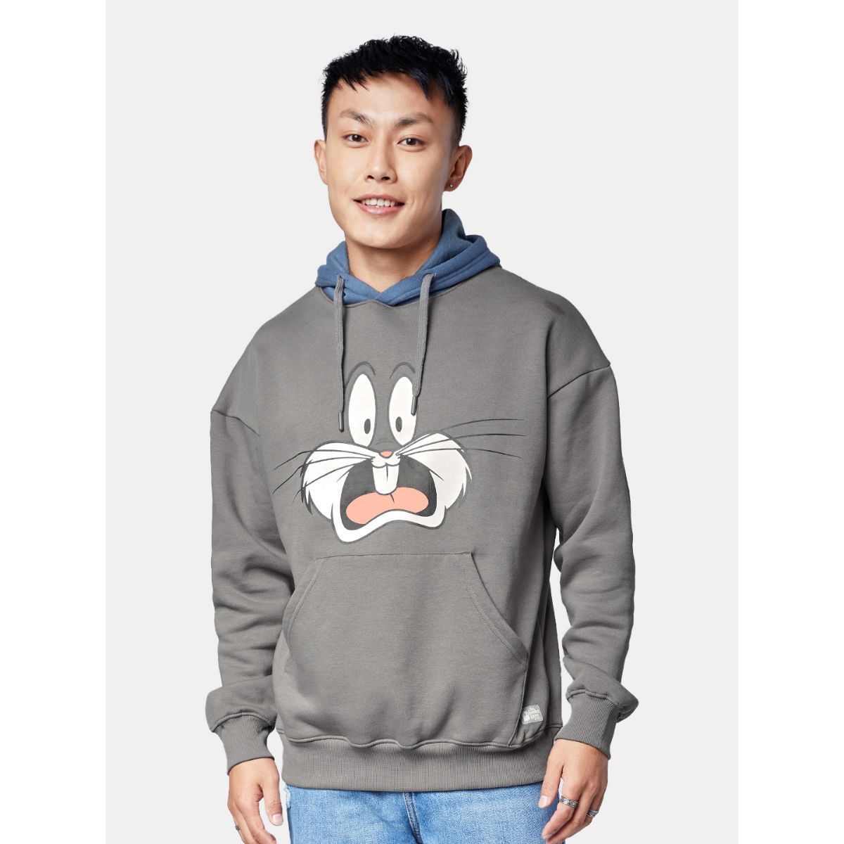 The Souled Store Looney Tunes Bugs Special Cotton Men Oversized Hoodie