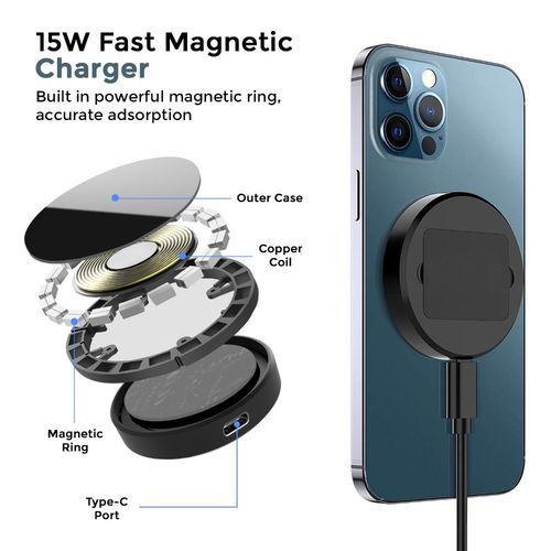 Buy UNIGEN AUDIO Magtec 100 Magnetic 15w Fast Wireless Charging