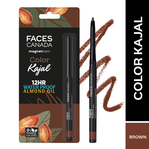 Faces Canada Magneteyes almond oil kajal pencil shade Brown Comfort 03