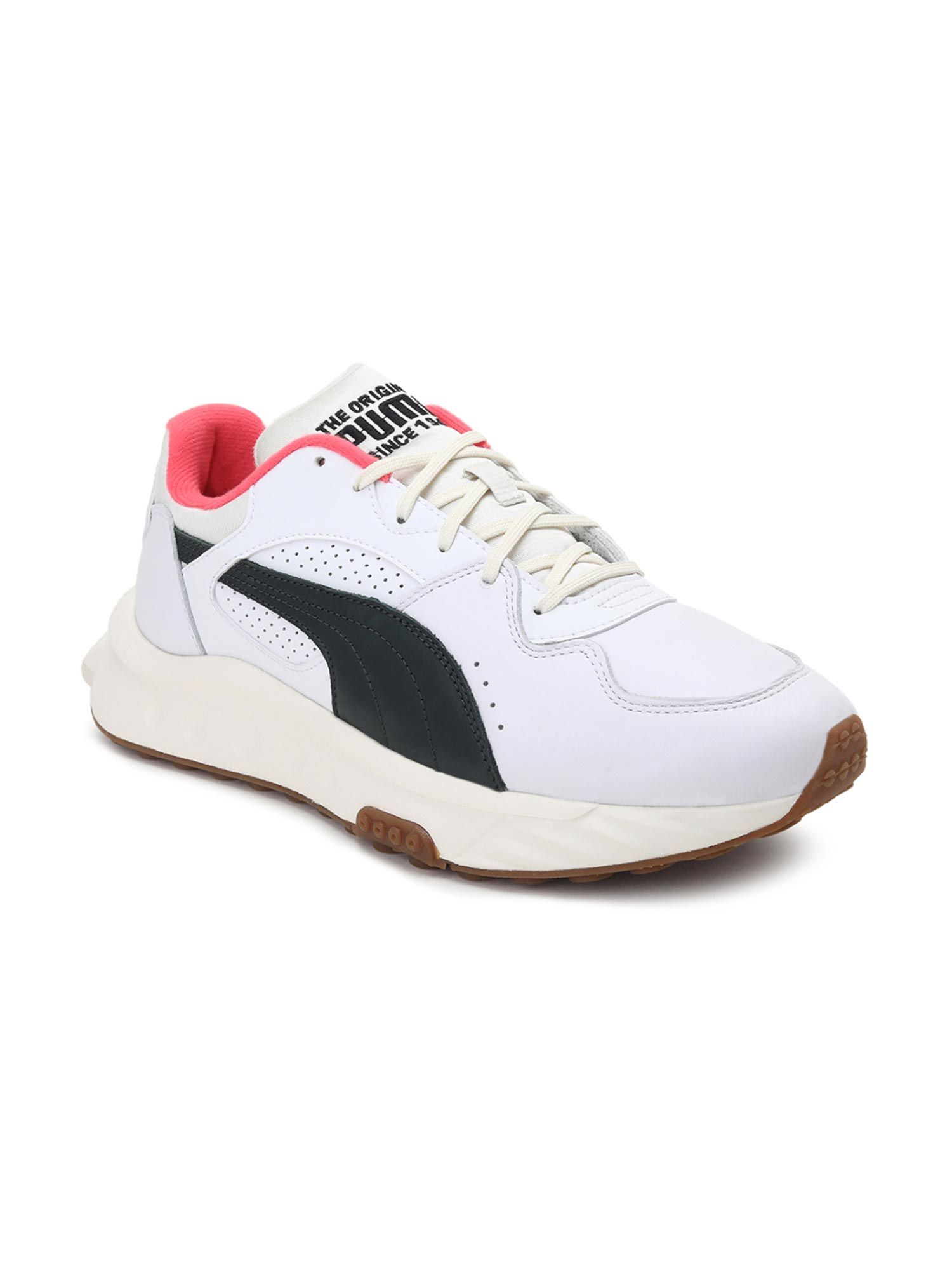 Puma Wild Rider PxP Unisex White Sneakers (UK 8)