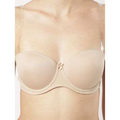 Buy Jockey 1831 Women Under-wired Padded Full Coverage Multiway Styled Strapless  Bra Nude online