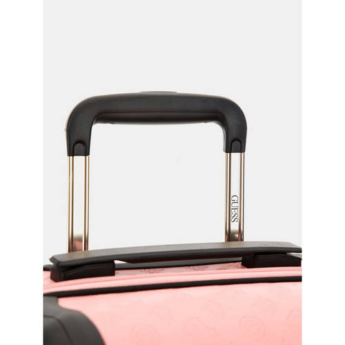 wilson leather pink suitcase