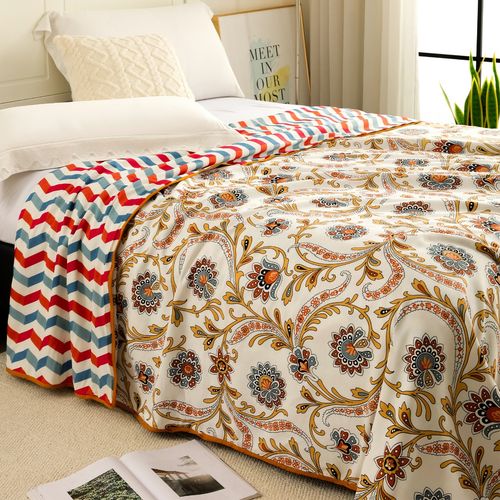 Buy Story@Home Cotton 100% Cotton Reversible Dohar Single Bed Ac