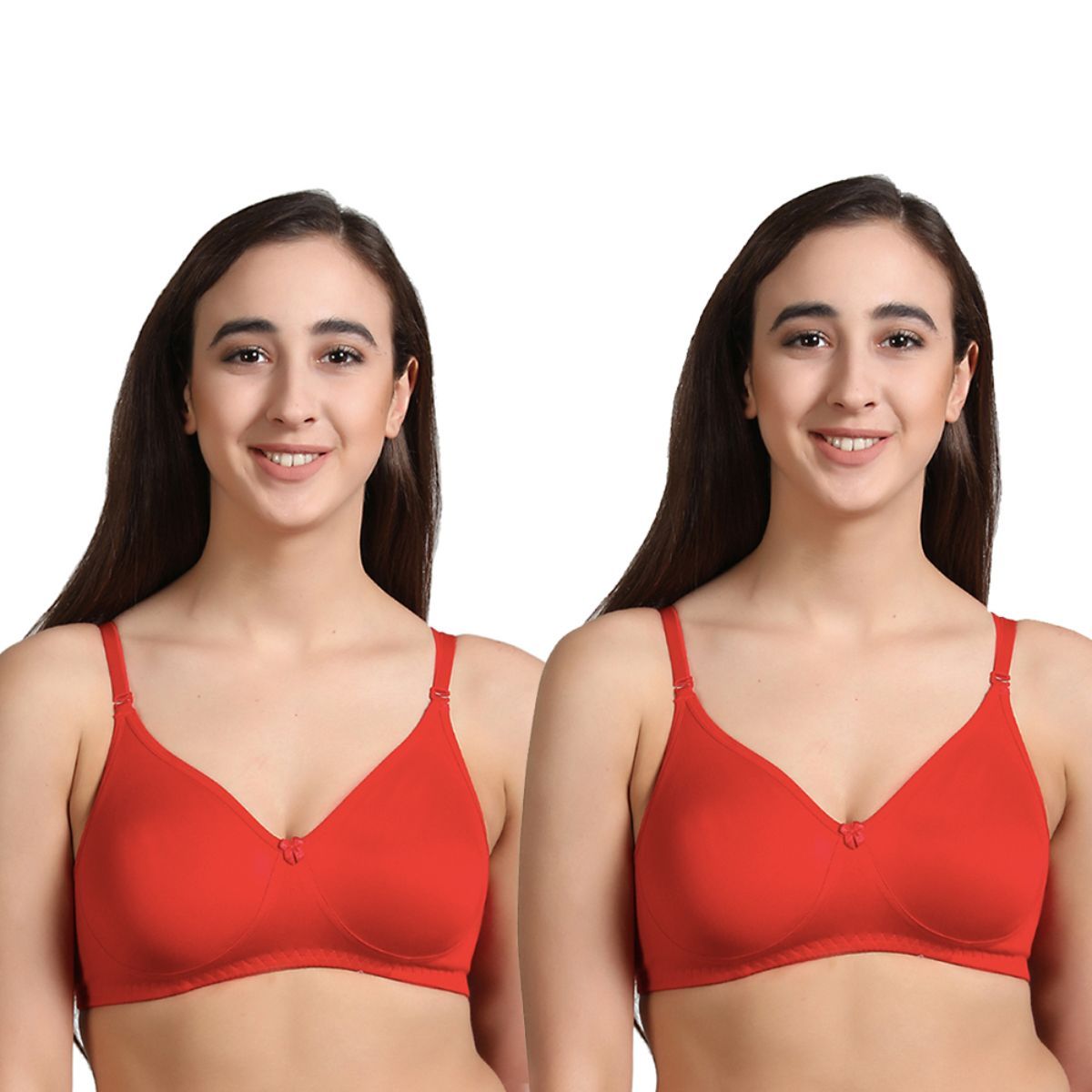 Buy Groversons Paris Beauty Women's Seamless Non-Padded Non-Wired Bra-PO2  Online